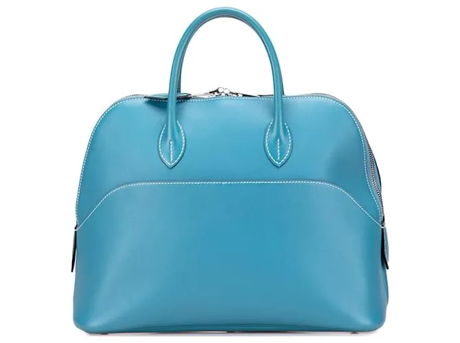 Bolide 1923 30 di Hermès in Blu Swift Turchese