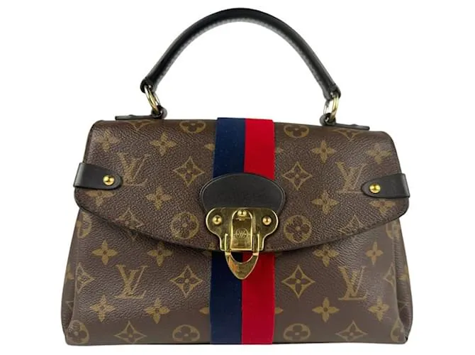 Borsa a Spalla Louis Vuitton Georges BB in Tela Monogram Marrone