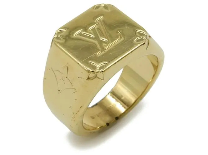 Anello Signet Monogram Louis Vuitton D'oro
