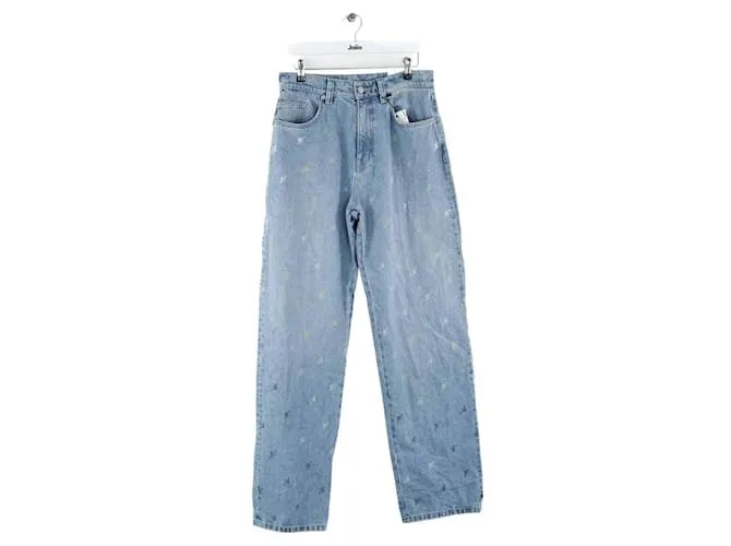 Axel Arigato Jeans dritti in cotone blu