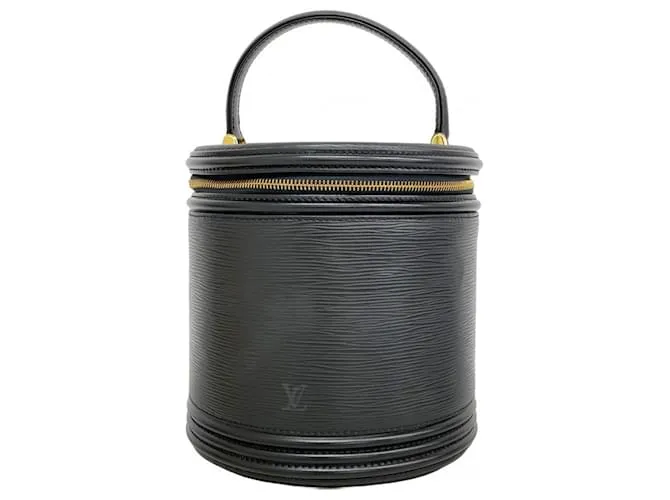 Borsa a mano Epi Cannes M48032 Noir di Louis Vuitton Nero