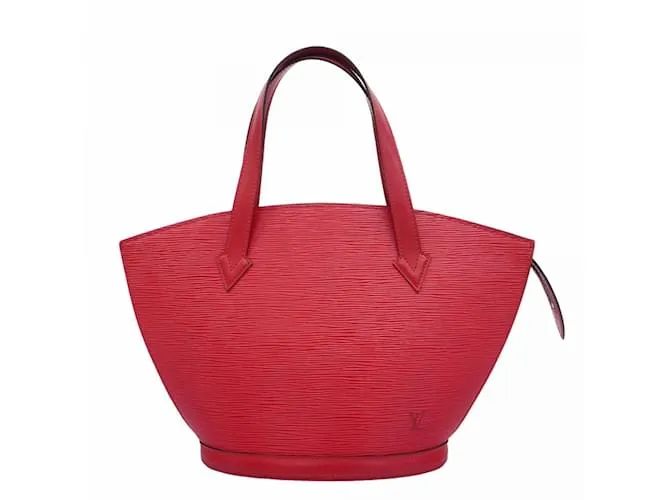 Borsa a mano Epi Saint-Jacques Louis Vuitton Rosso