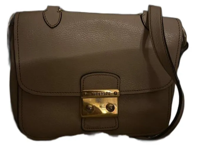 Miu Miu Borse laterali Beige