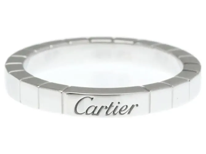 Anello in oro bianco 18K Cartier Lanieres Argento