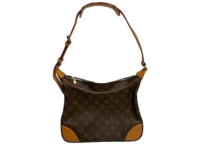 Borsa a Spalla Boulogne 30 Monogram Louis Vuitton Marrone Monogramma