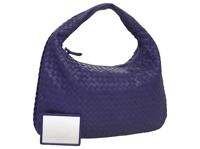 Autre Marque Borsa a Spalla Hobo in Pelle Viola Auth mr793M di BOTTEGA VENETA Porpora