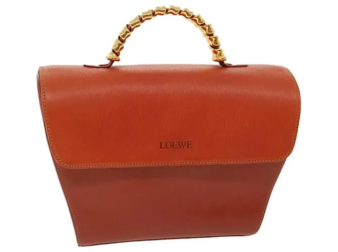Borsa a mano LOEWE Twist in pelle rossa Auth am3594V Rosso