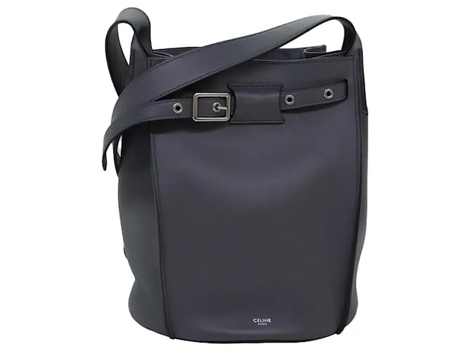 Big Bag Céline CELINE Grande borsa Borsa a Spalla Pelle Grigia Auth 74791SAM Marrone