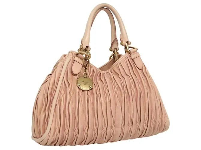 Bally Borsa Tote in pelle rosa Auth BA1330