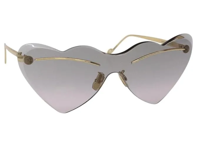 Occhiali da sole LOEWE metallo oro Auth yk18092M D'oro