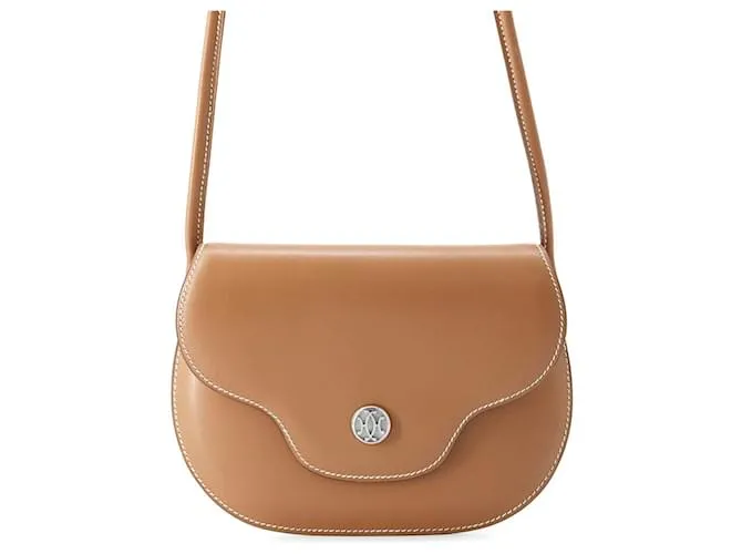 Borsa a spalla in pelle box calf marrone di Hermès