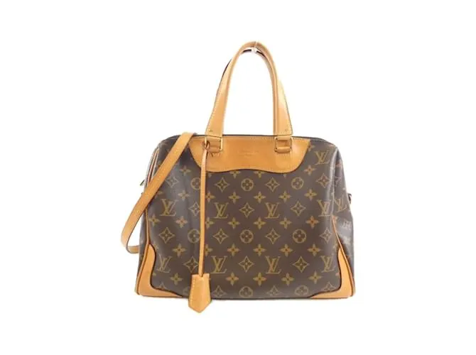 Borsa a mano Monogram Retiro Louis Vuitton Marrone