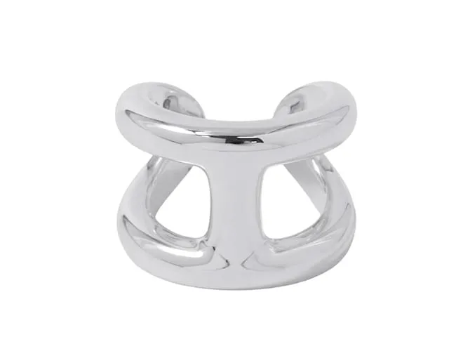 Ring Anello Hermès Osmose GM Argento