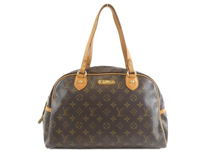 Borsa a Spalla Montorgueil GM Louis Vuitton Marrone