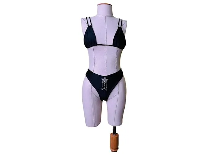 Alessandra Rich Costumi Nero