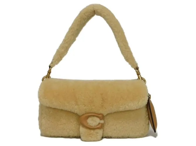 Borsa a Spalla Pillow Tabby di Coach Beige