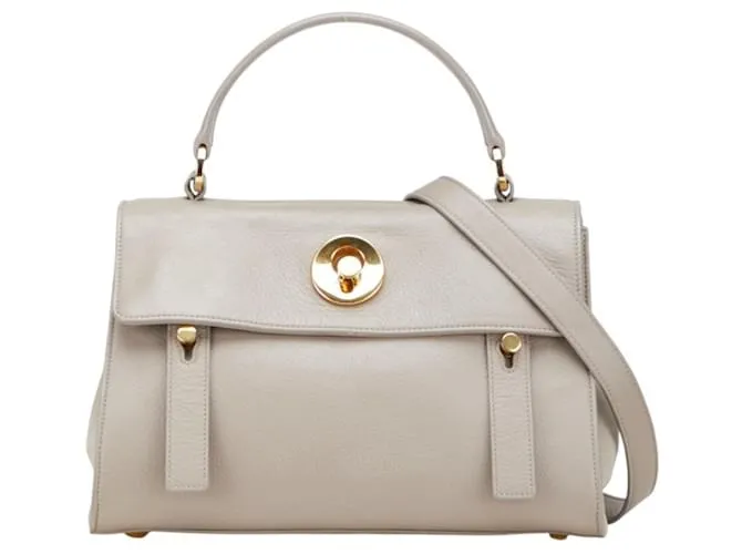 Borsa a mano/spalla Saint Laurent Muse Two Grigio