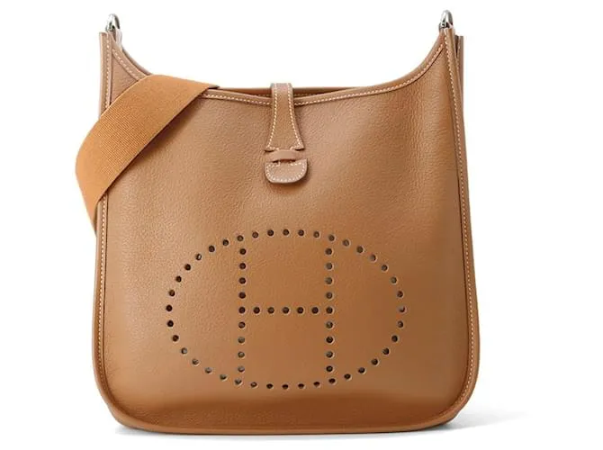 Borsa a Spalla Hermès Evelyne 2 PM Marrone