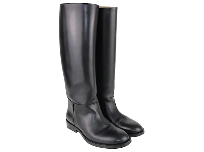 Bottega Veneta Stivali neri al ginocchio Nero