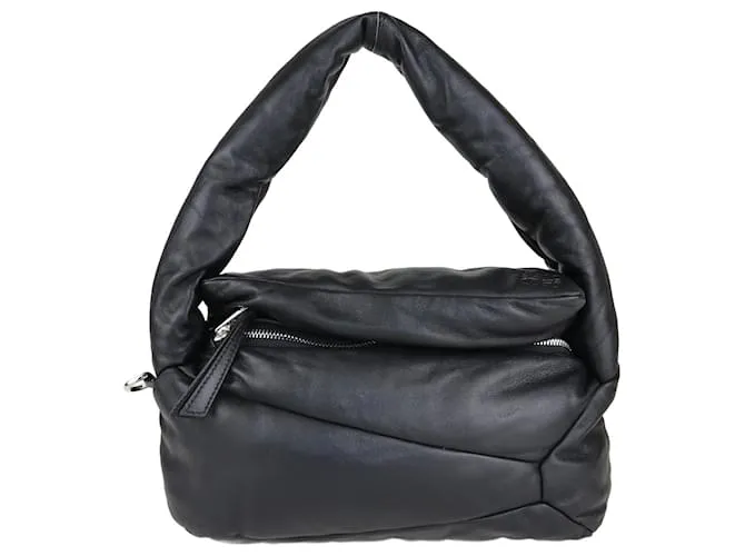 Loewe Borsa hobo puffer nera Nero