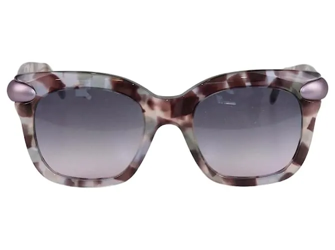 Occhiali da sole quadrati sfumati Pomellato blu/nero