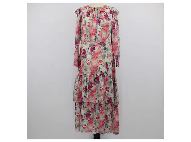 Autre Marque Abito Maxi Oleander Multicolore Marchesa Notte