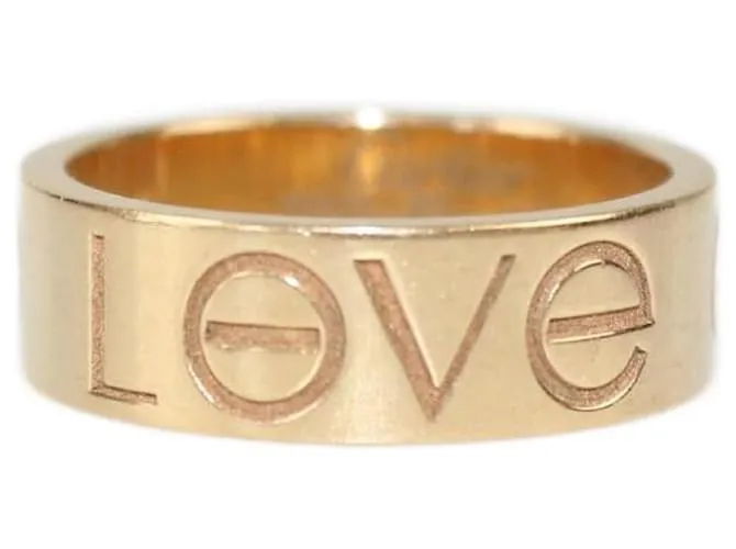 Anello Cartier Love in oro rosa 18K misura 48