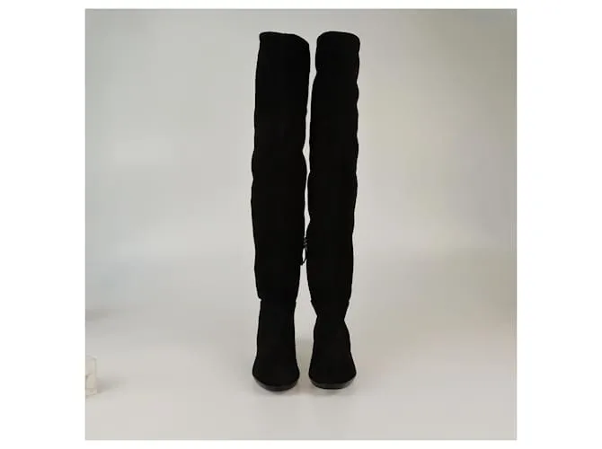 Alaïa Stivali neri fino al ginocchio Alaia Nero