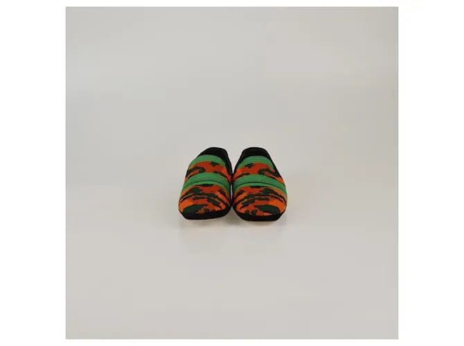 Mocassini piatti intrecciati multicolori Loewe Multicolore