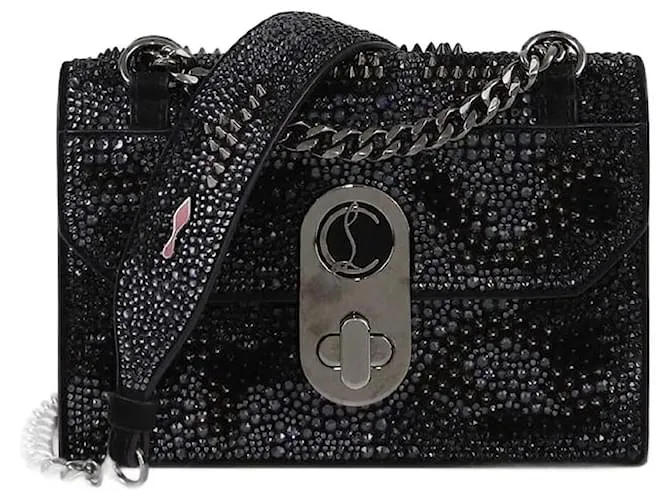 Borsa a Spalla Elisa Nera Decorata Christian Louboutin Nero
