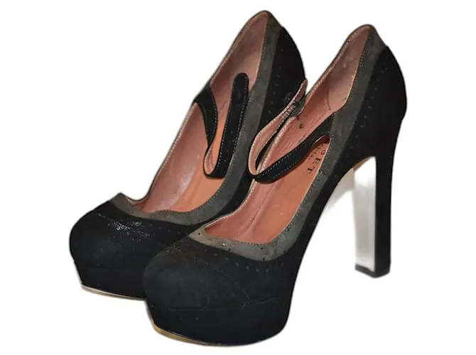 Twin Set decolettes Nero Grigio