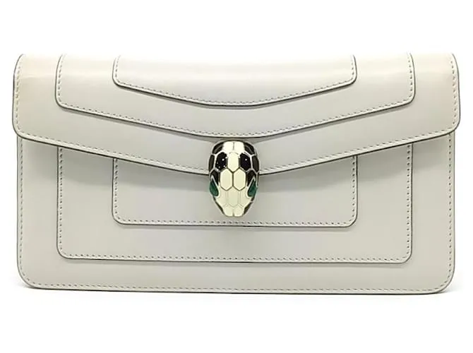 Bulgari Borsa a Spalla Serpenti Chain Bvlgari (10226376) Bianco