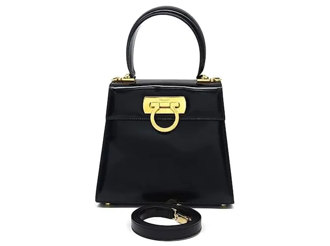 Salvatore Ferragamo Borsa Kelly Ferragamo Piccola (10244178) Nero
