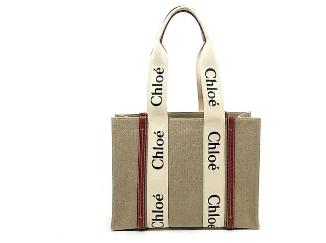 Borsa Woody Media Chloé (10216881) Marrone