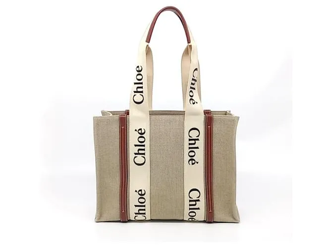 Borsa Woody Media Chloé (10231692) Marrone