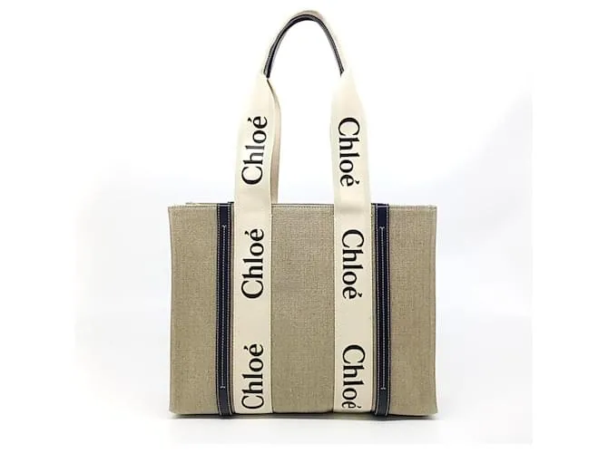 Borsa Woody Media Chloé (10231437) Nero