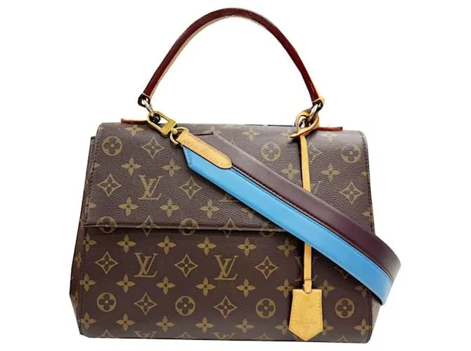 Borsa a Spalla Monogram Cluny MM di Louis Vuitton Marrone