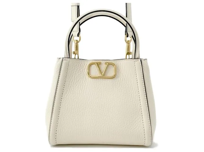 Borsa a mano piccola Valentino Garavani All Time Crudo