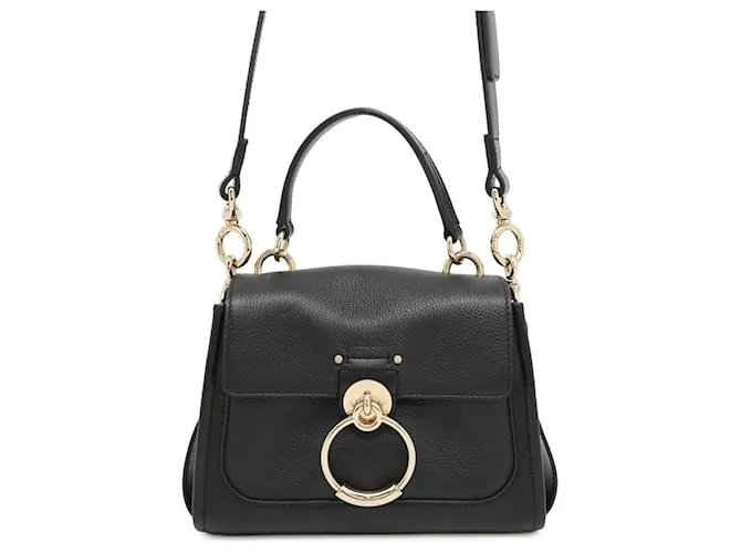 Mini borsa a mano Tess di Chloé Nero