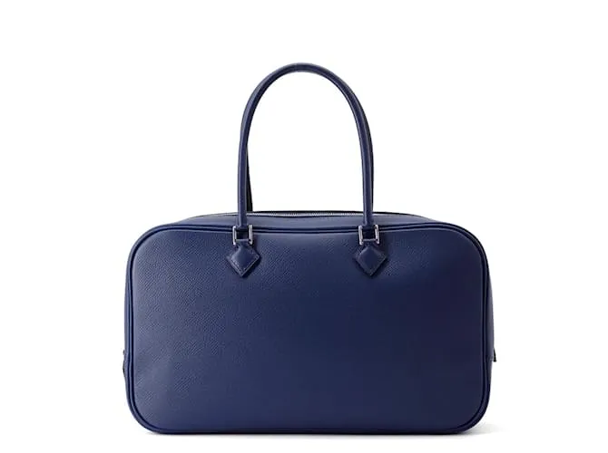 Borsa Hermès Plume Elan 28 Blu navy