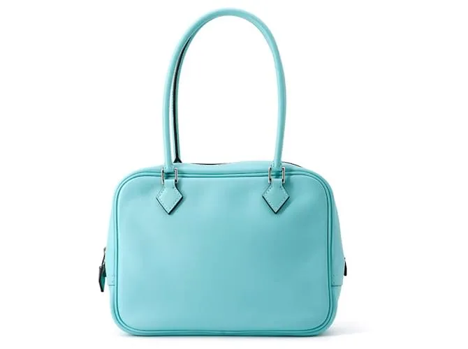 Borsa a mano mini Plume Hermès Blu