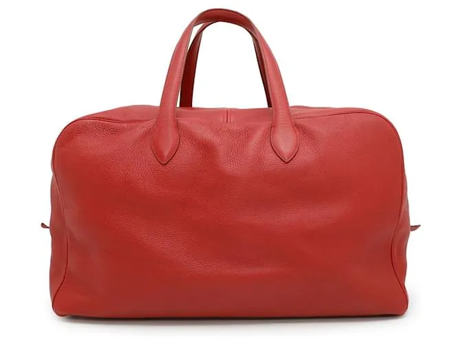 Borsa Boston Hermès Victoria 50 Rosso