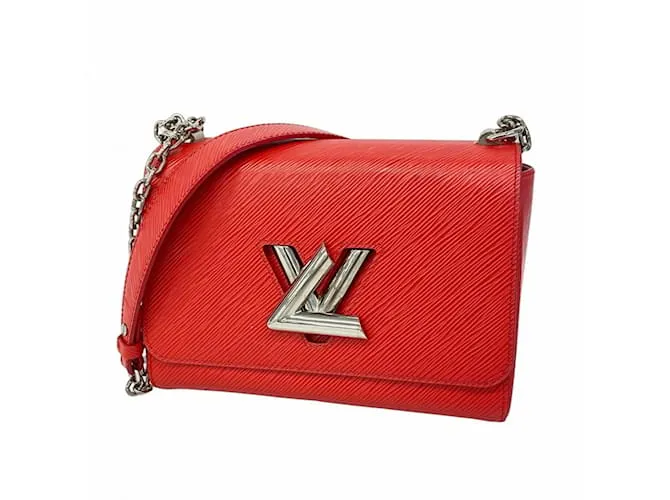 Borsa a Spalla Epi Twist MM di Louis Vuitton Rosso