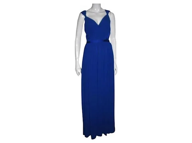 Vera Wang Abito da sera greco blu