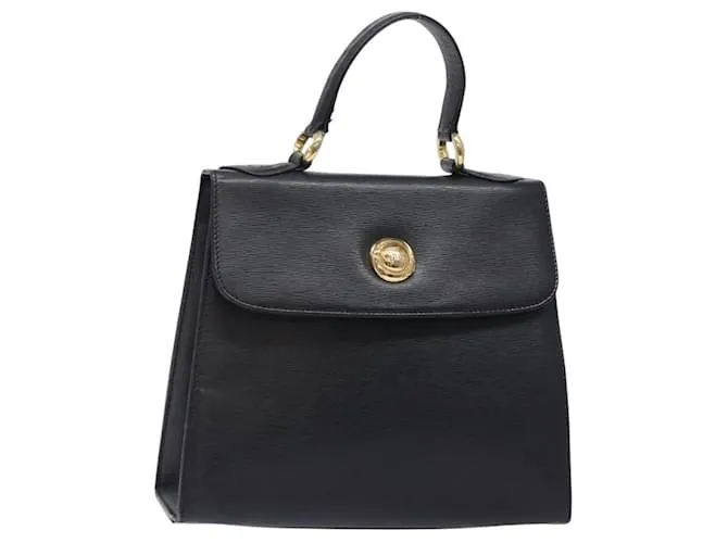 Chloé Borsa a Mano Chloe in Pelle Nera e Oro Auth BA4194 Nero D'oro