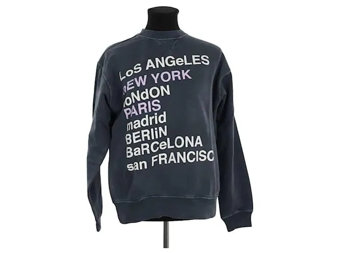 Anine Bing Maglione grigio in cotone