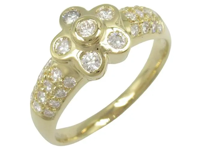 Autre Marque Anello in diamante Au750 Ponte Vecchio D'oro