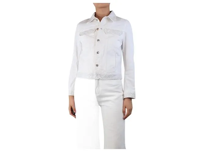 Zadig & Voltaire Giacca in denim Kioky bianca - taglia S Bianco