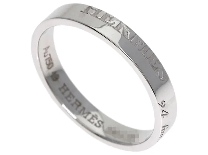 Ring Fede nuziale in oro bianco 18K Hermès