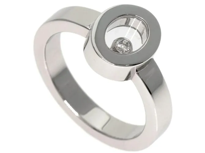 Anello Chopard Happy Diamonds in oro bianco 18K